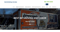 Desktop Screenshot of bestbetmovingandlabor.com